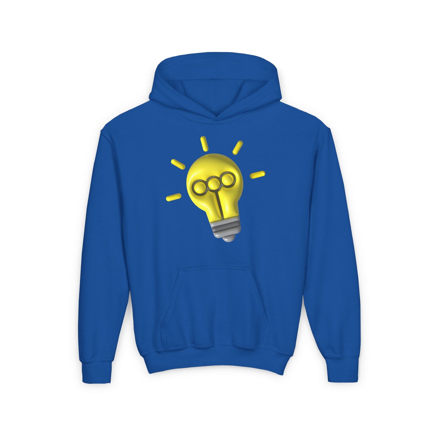 Light Bulb Youth Heavy Blend Hooded Sweatshirt