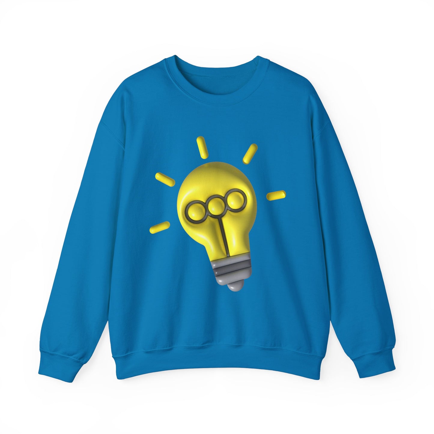 Inspire Idea Bulb Unisex Heavy Blend™ Crewneck Sweatshirt