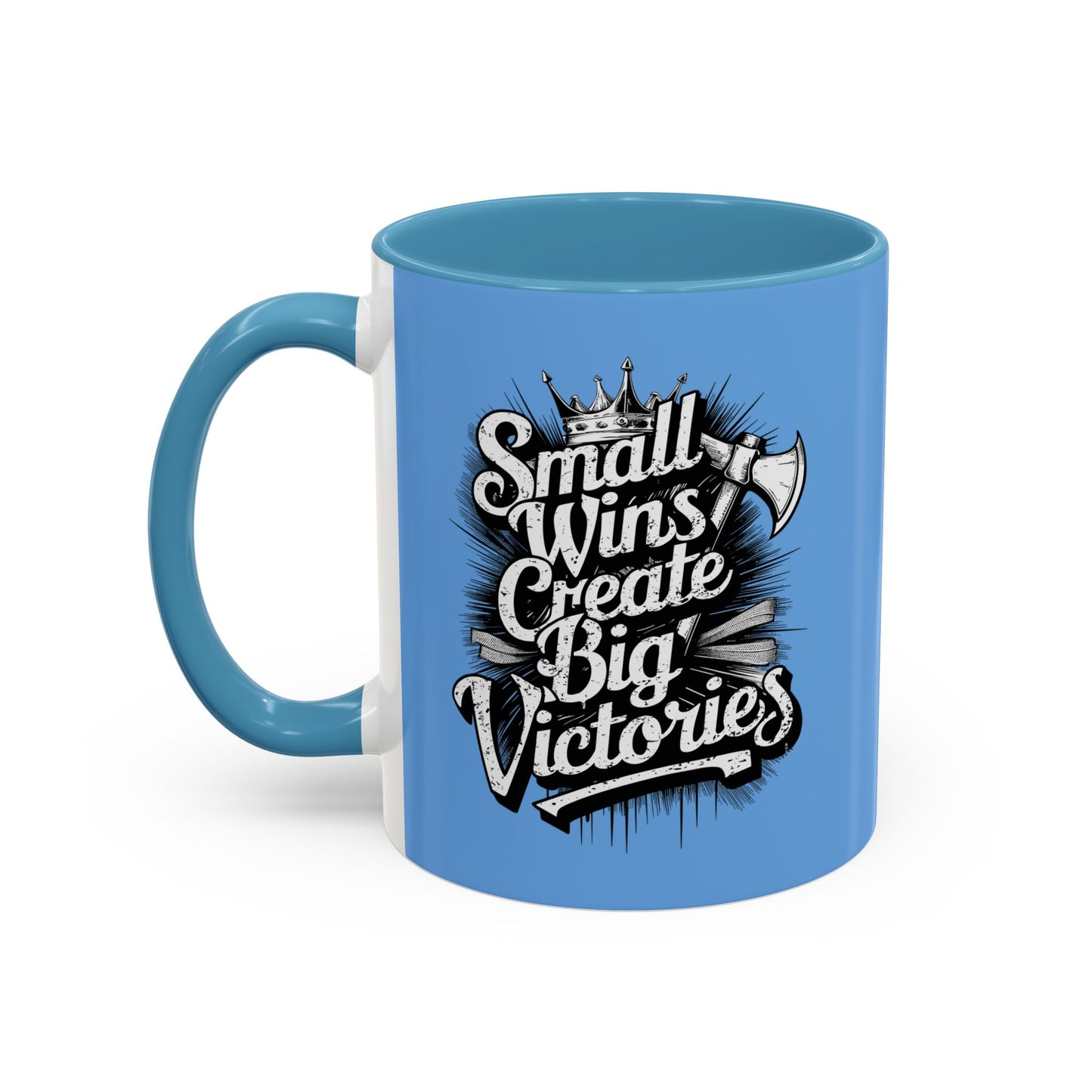 Small Wings Create Big Victories Accent Coffee Mug (11, 15oz)