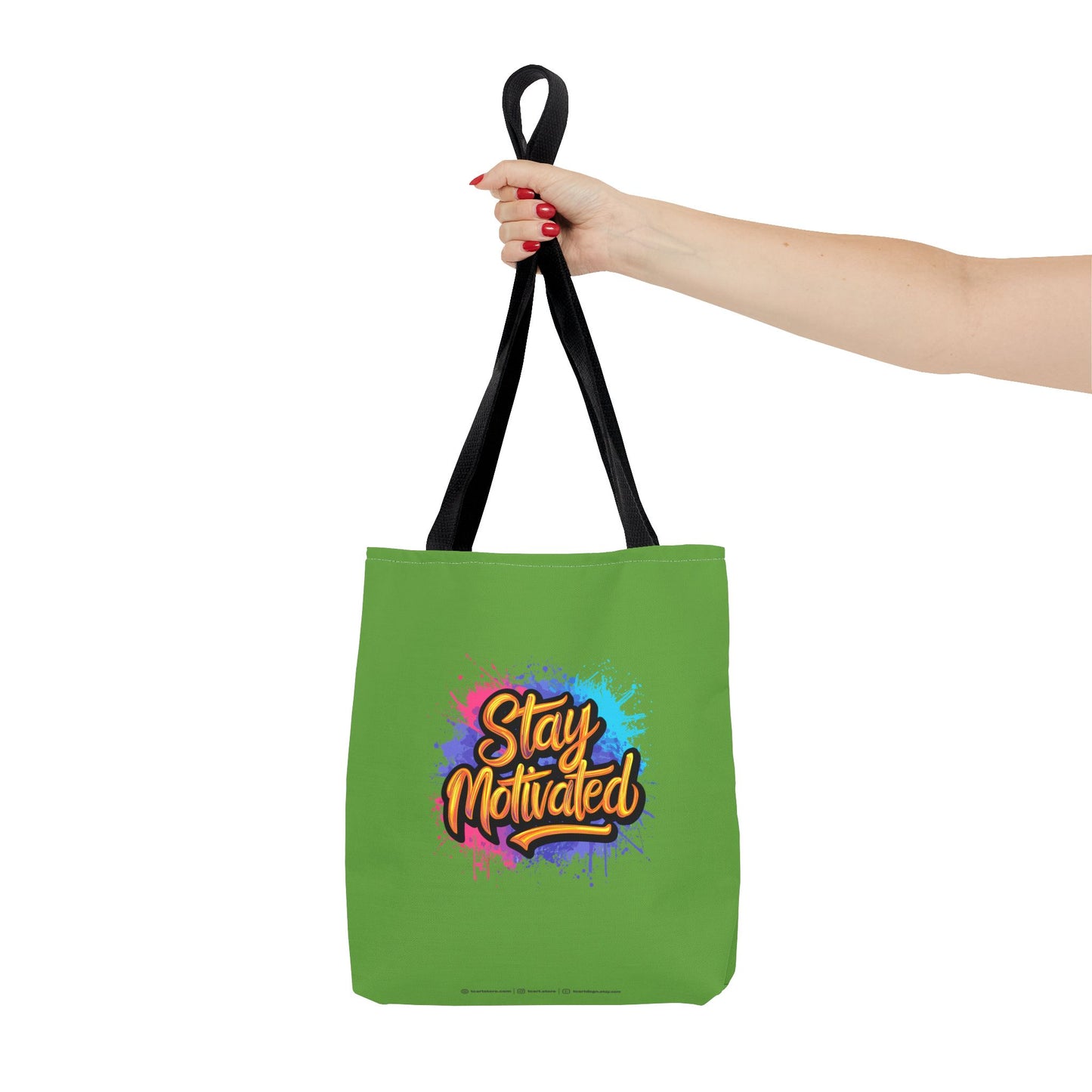 Stay Motivated Tote Bag (AOP)