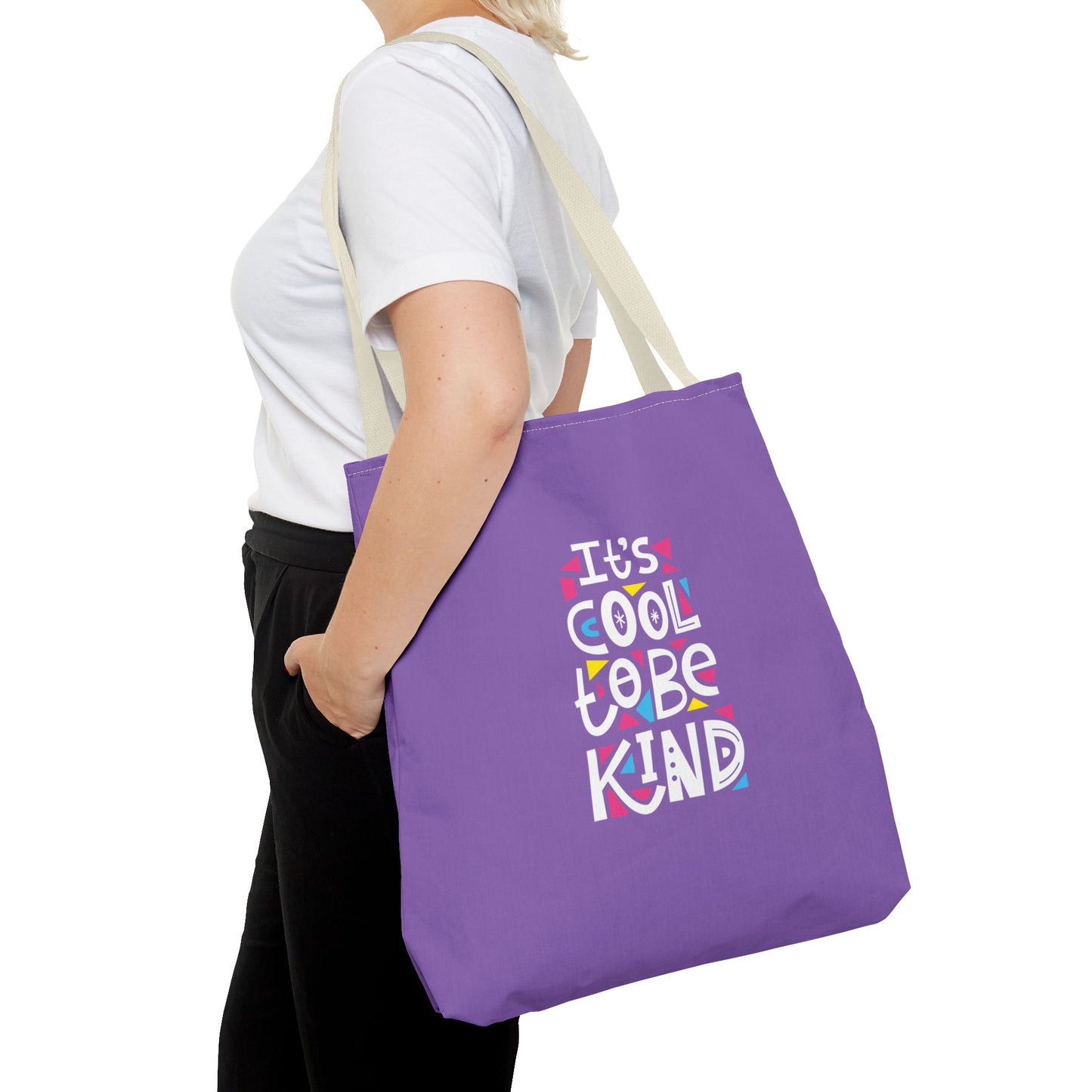 It's Cool To Be Kind Tote Bag (AOP)