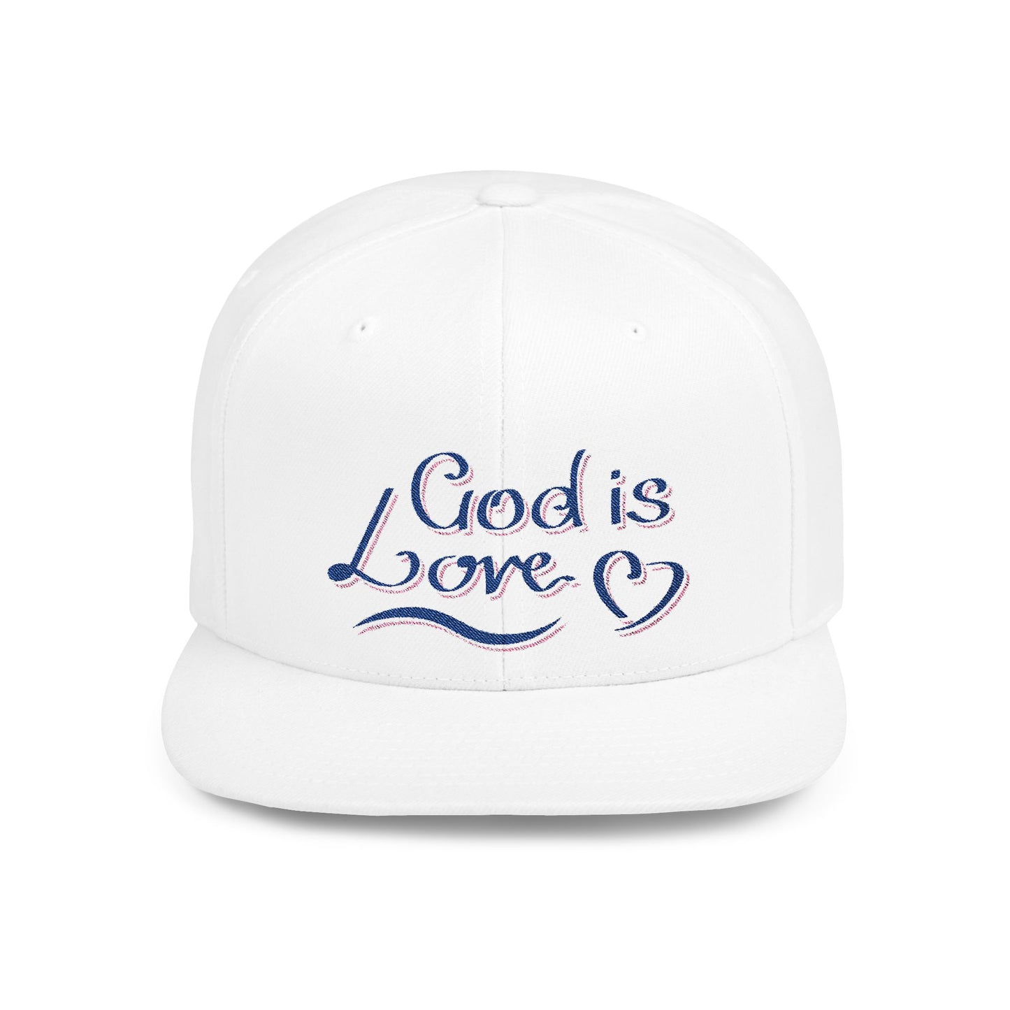 God Is Love Flat Bill Snapback