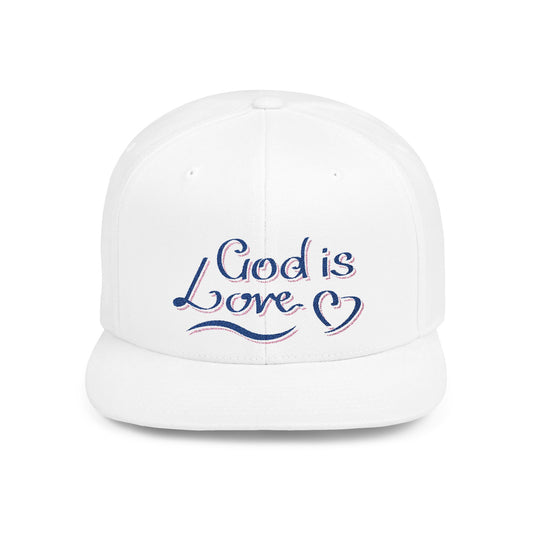 God Is Love Flat Bill Snapback
