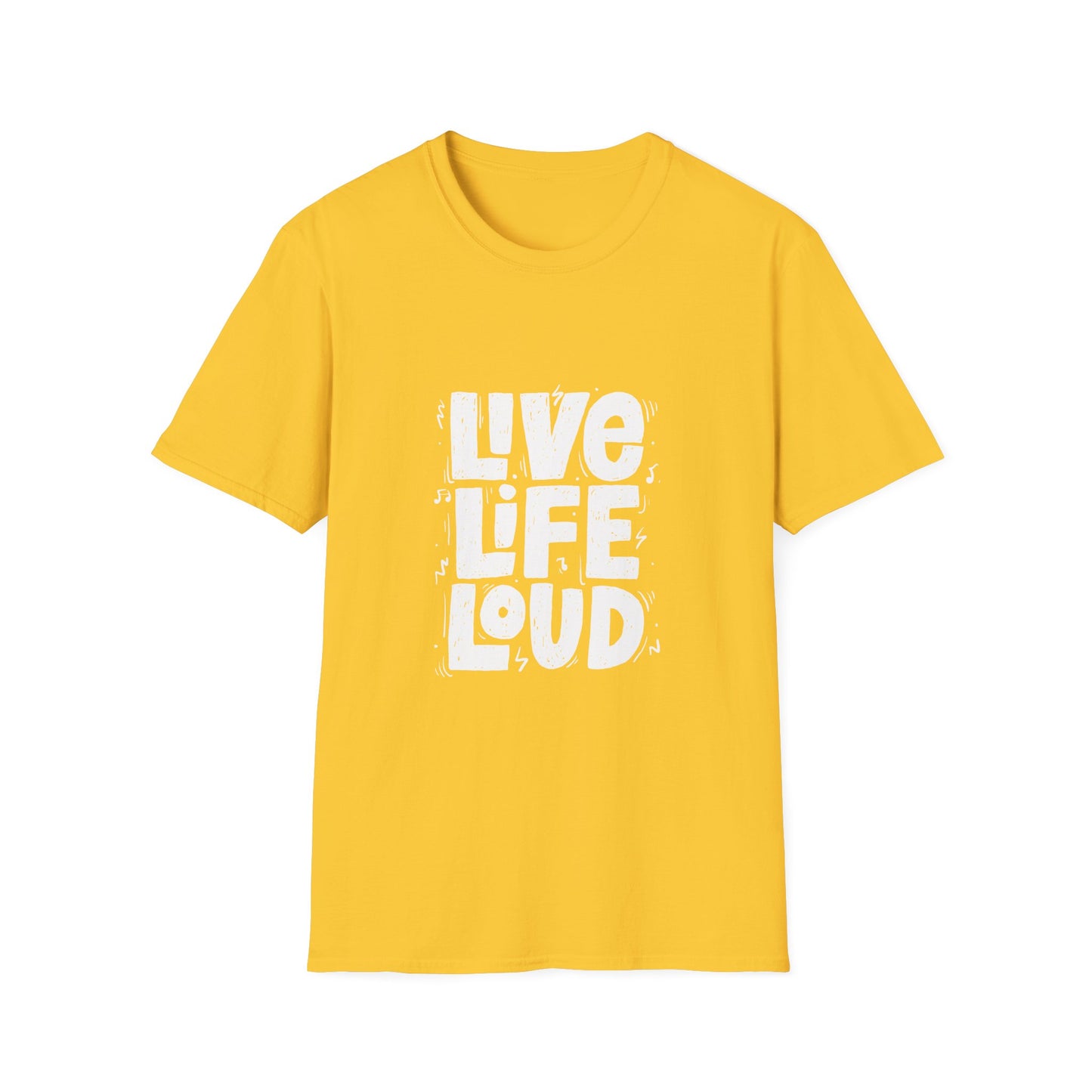Live Life Loud Unisex Softstyle T-Shirt
