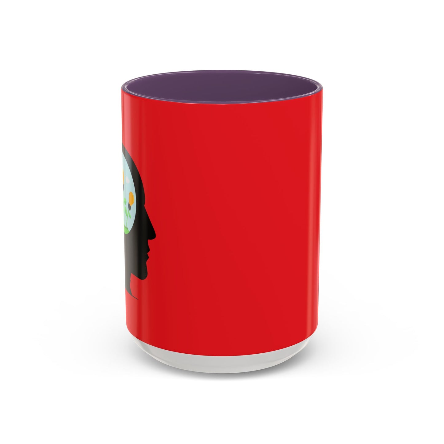 Mindset And Positive Thoughts Accent Coffee Mug (11, 15oz)