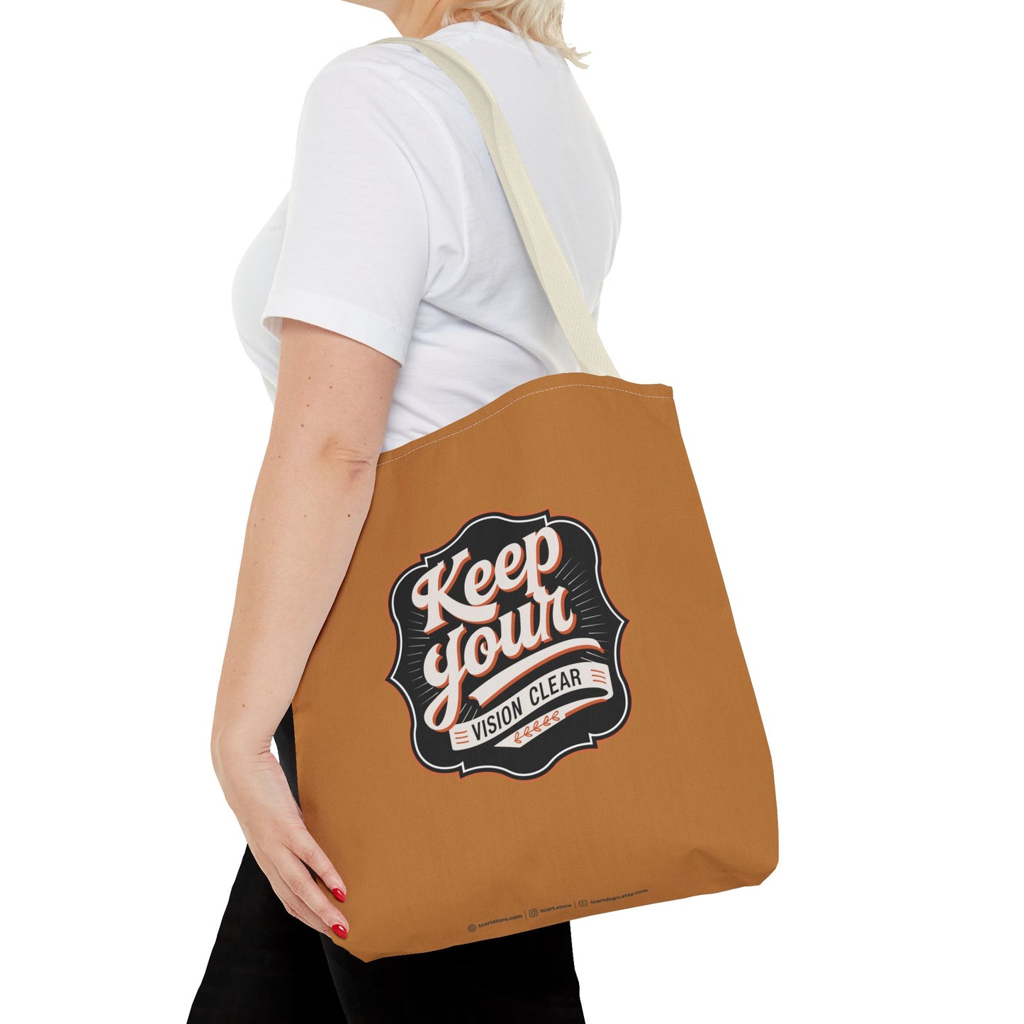 Keep Your Vision Clear Tote Bag (AOP)