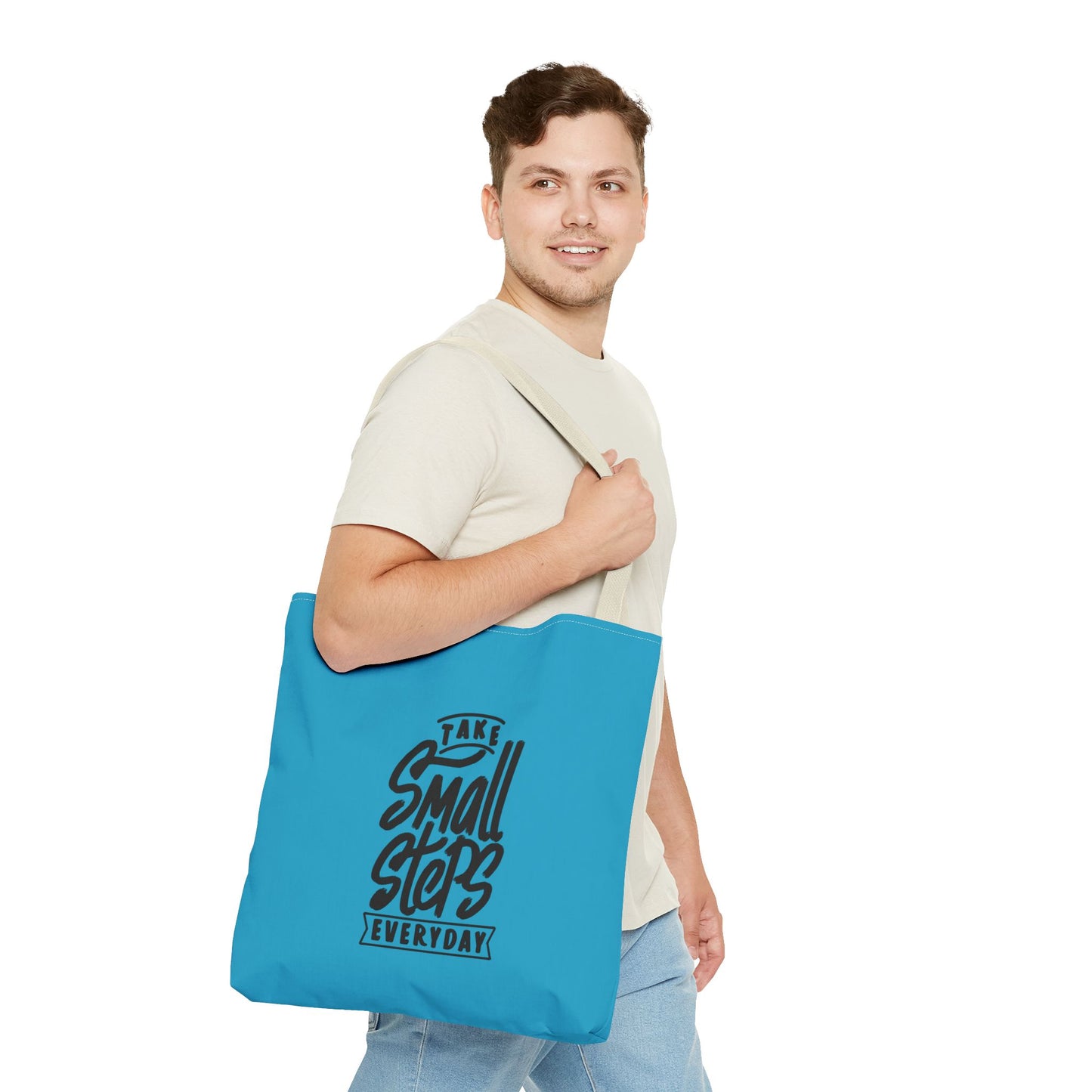Take Small Steps Everyday Tote Bag (AOP)