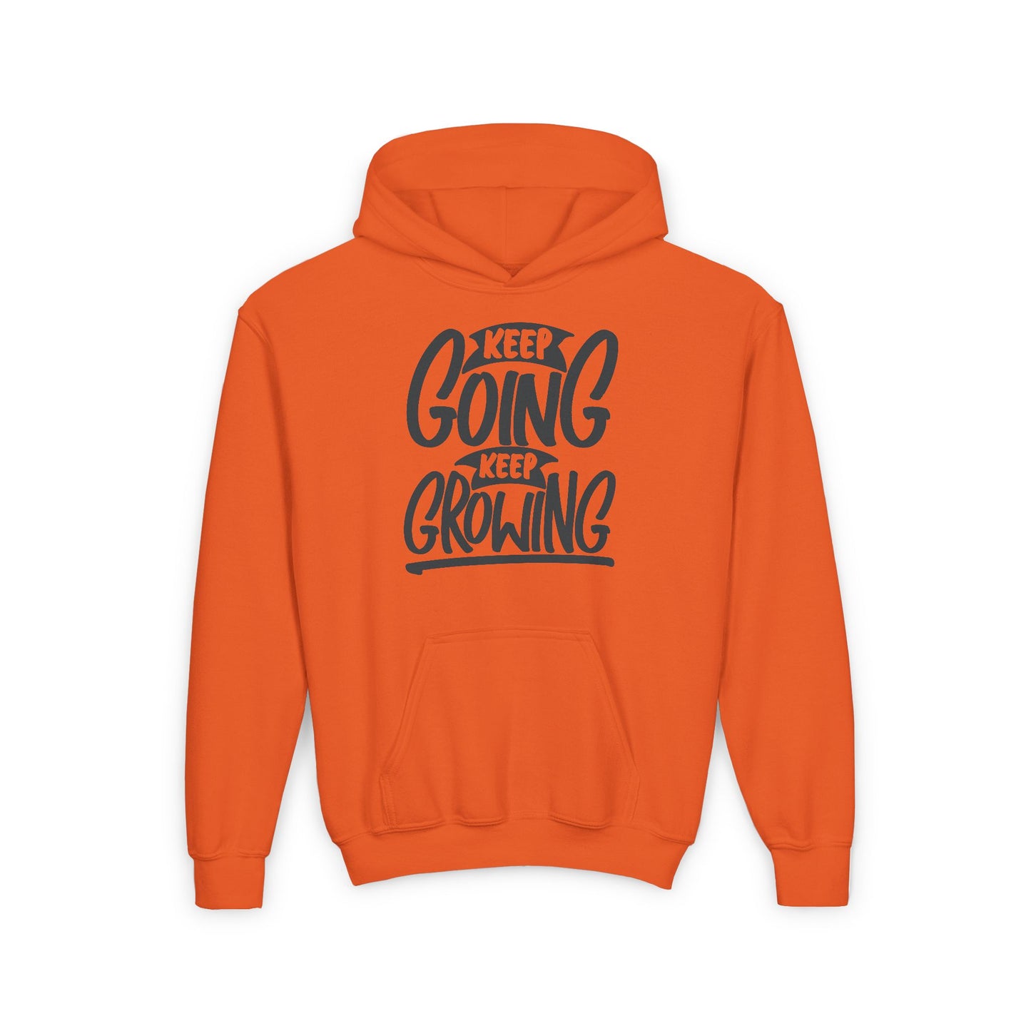 Keep Going Keep Growing Youth Heavy Blend Hooded Sweatshirt