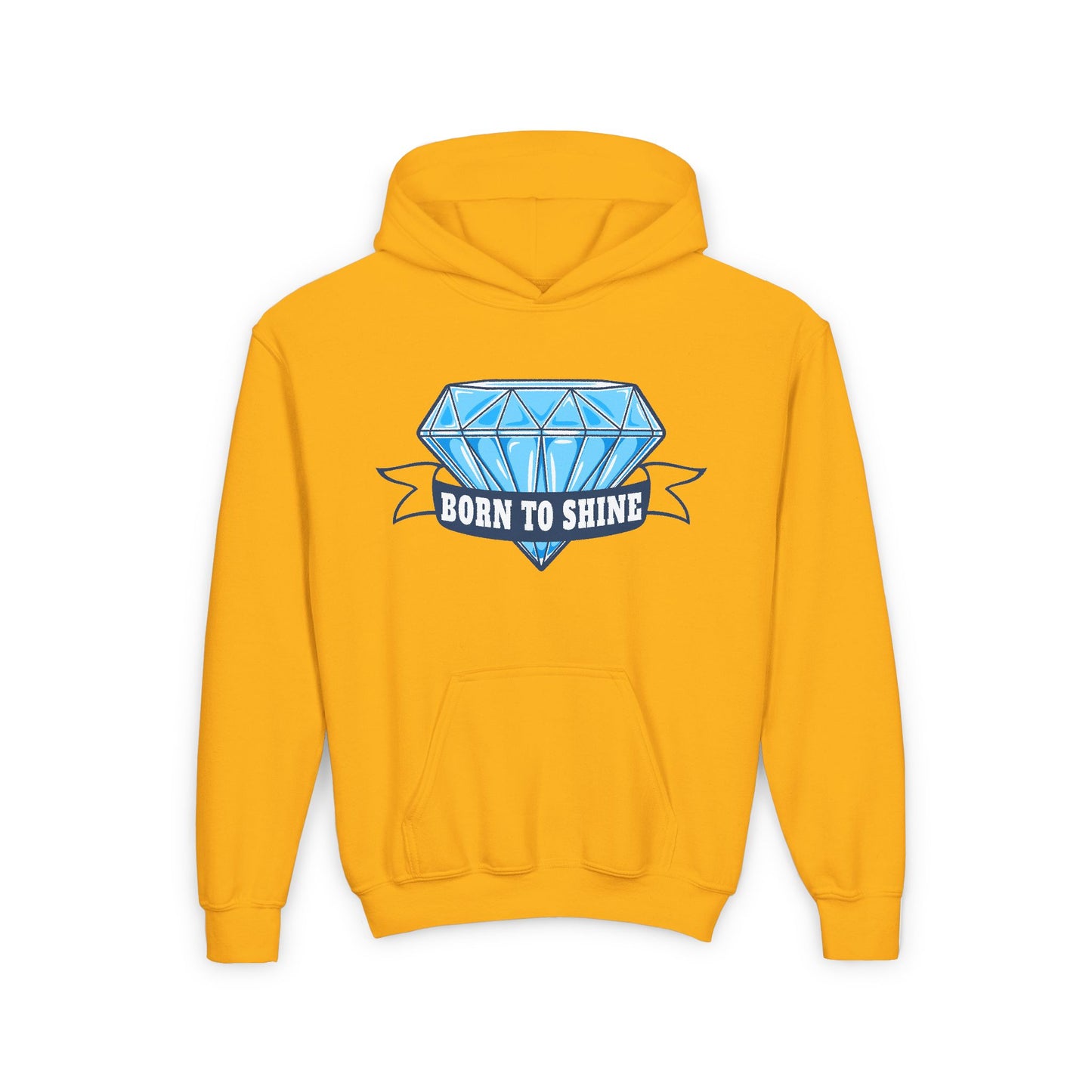 Born To Shine Youth Heavy Blend Hooded Sweatshirt
