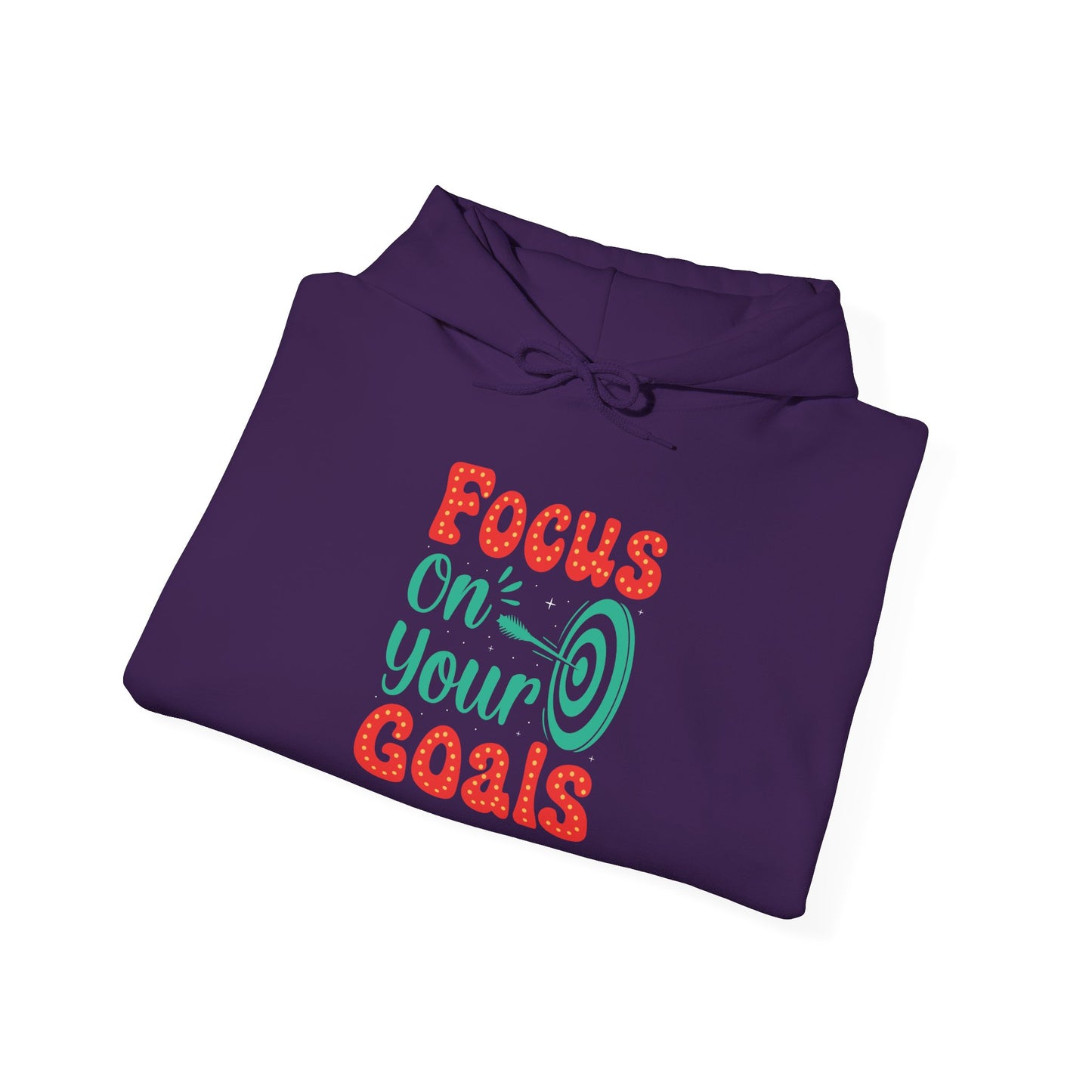 Focus On Your Goals Unisex Heavy Blend™ Hooded Sweatshirt