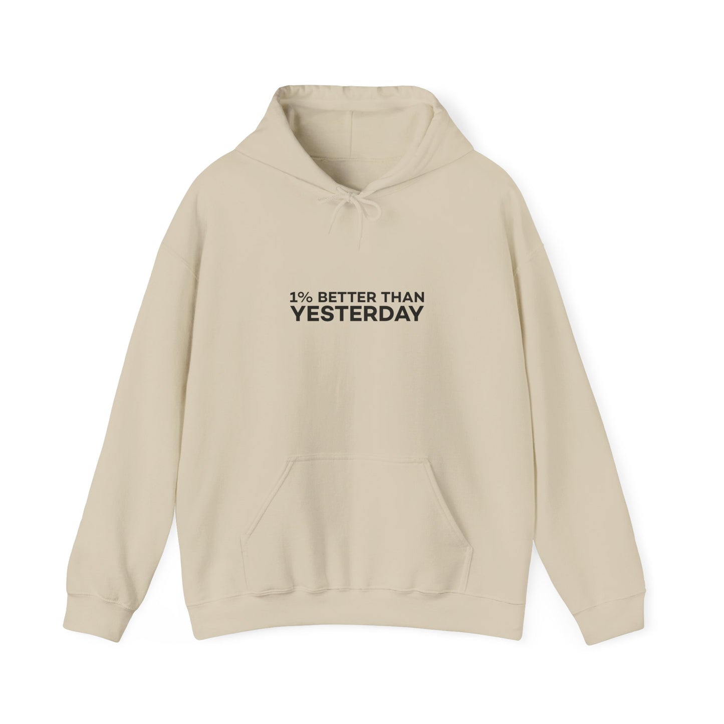 1% Better Than Yesterday Unisex Heavy Blend™ Hooded Sweatshirt