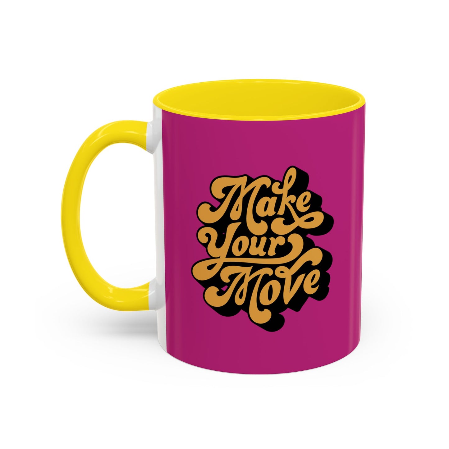 Make Your Move Accent Coffee Mug (11, 15oz)