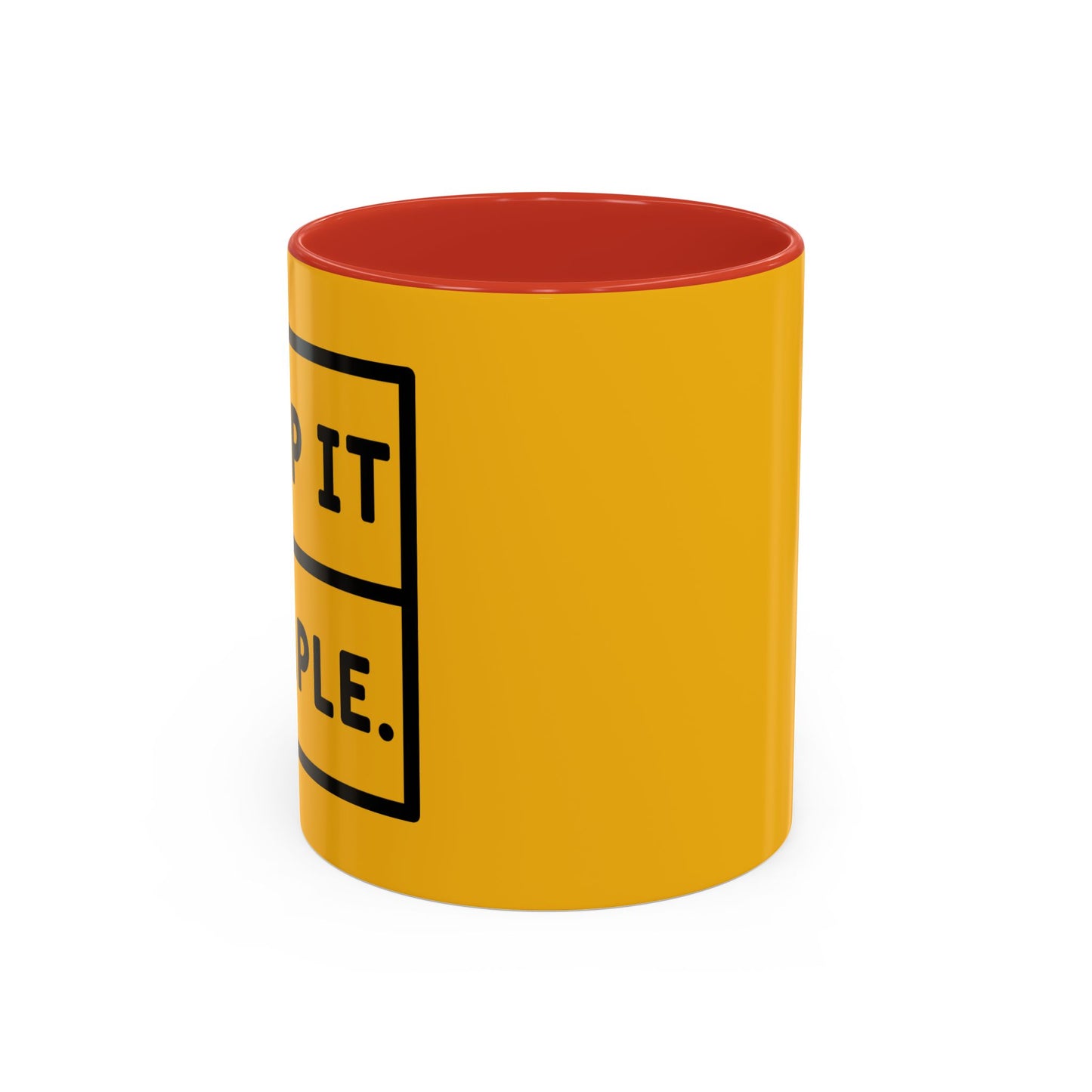 Keep It Simple Accent Coffee Mug (11, 15oz)