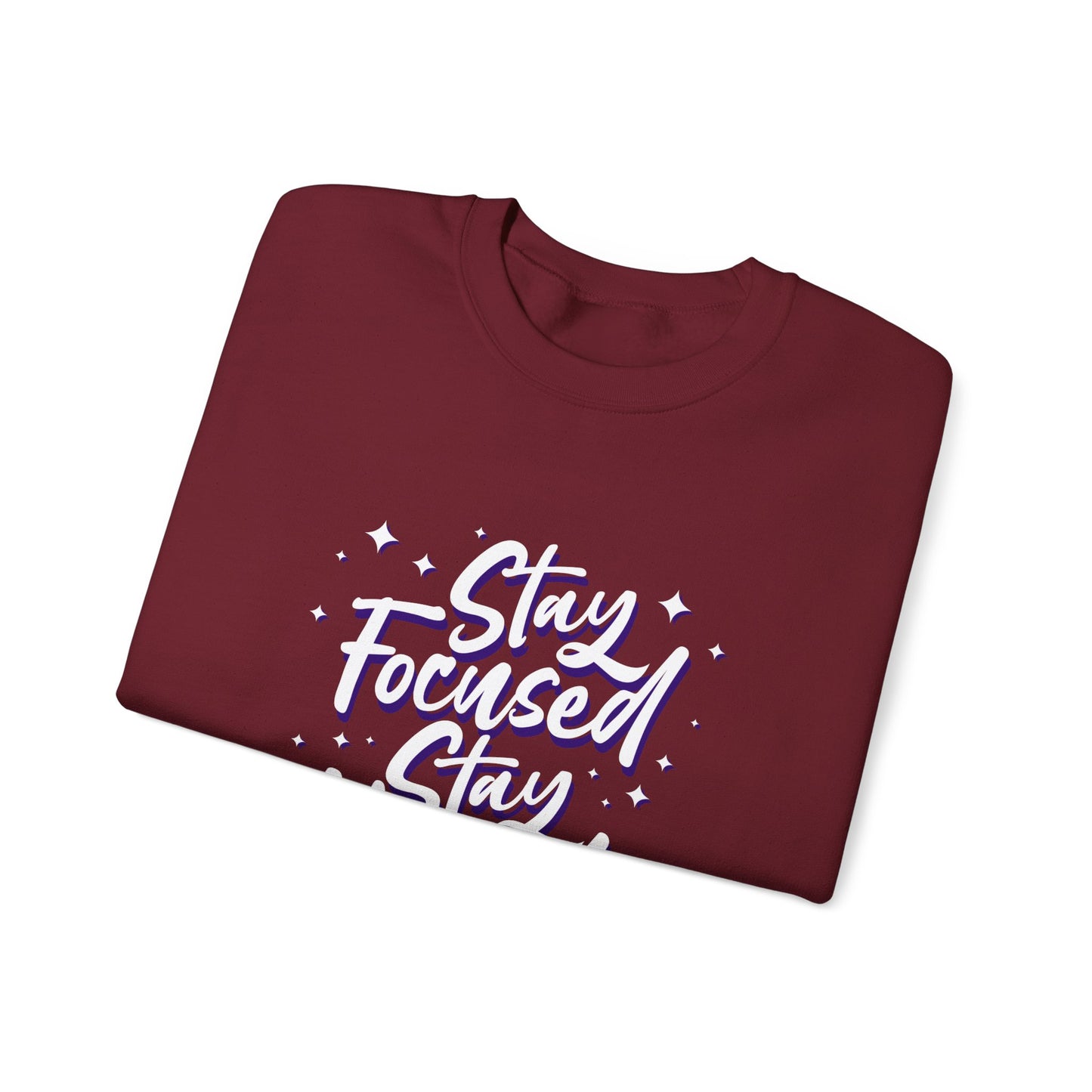 Stay Focused Stay Humble Unisex Heavy Blend™ Crewneck Sweatshirt
