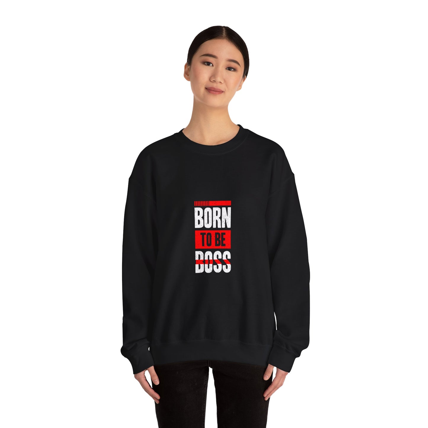 Born To Be Boss Unisex Heavy Blend™ Crewneck Sweatshirt