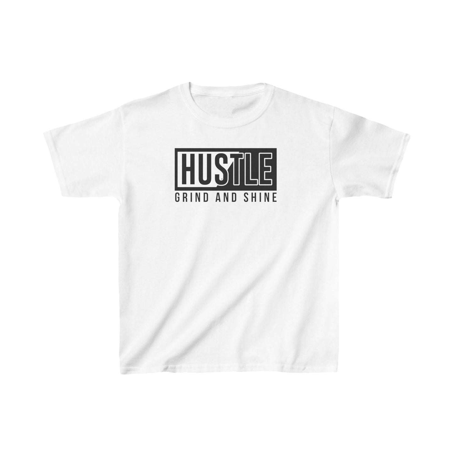 Hustle Grind And Shine Kids Heavy Cotton™ Tee