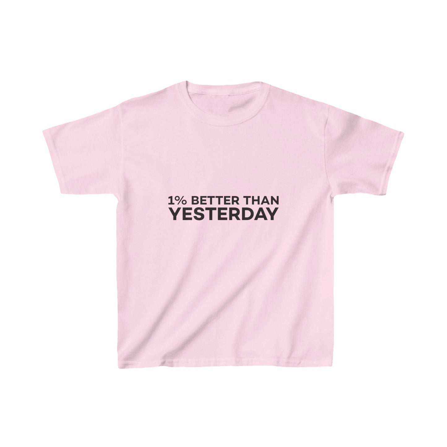 1% Better Than Yesterday Kids Heavy Cotton™ Tee