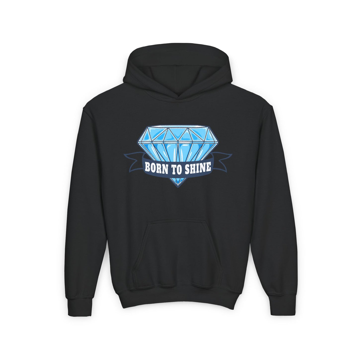 Born To Shine Youth Heavy Blend Hooded Sweatshirt