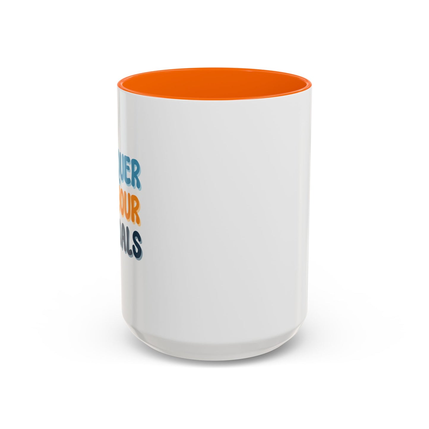 Conquer Your Goals Accent Coffee Mug (11, 15oz)