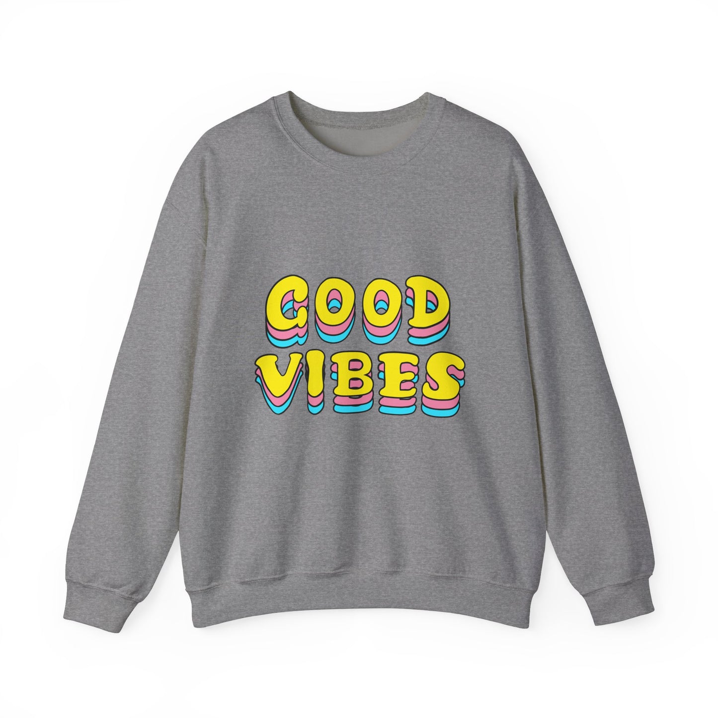 Good Vibes Unisex Heavy Blend™ Crewneck Sweatshirt