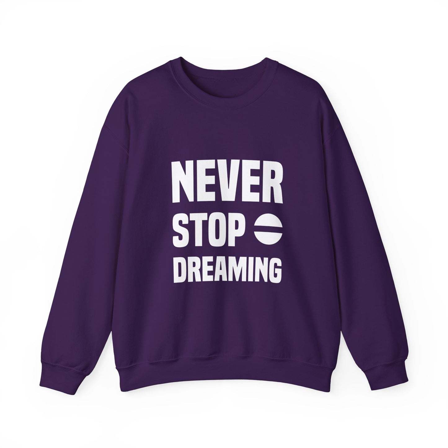 Never Stop Dreaming Unisex Heavy Blend™ Crewneck Sweatshirt