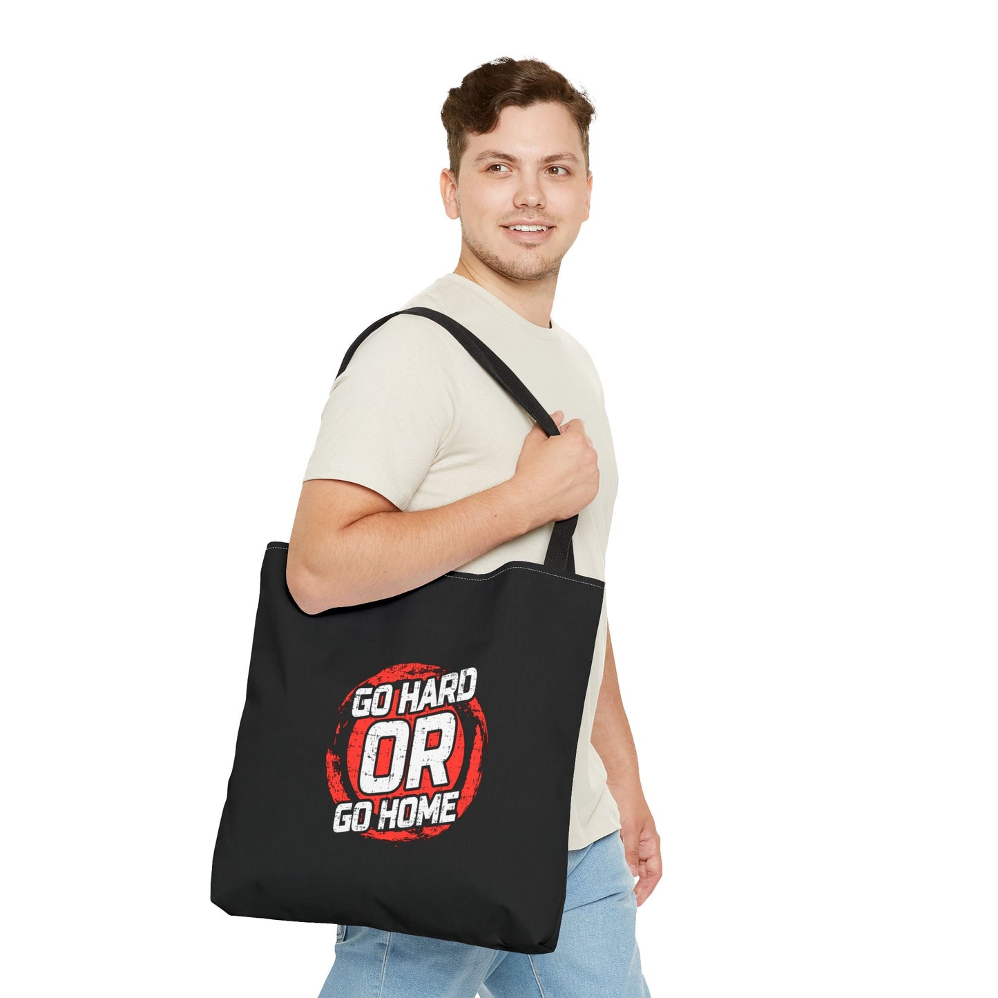 Go Hard Or Go Home Tote Bag (AOP)