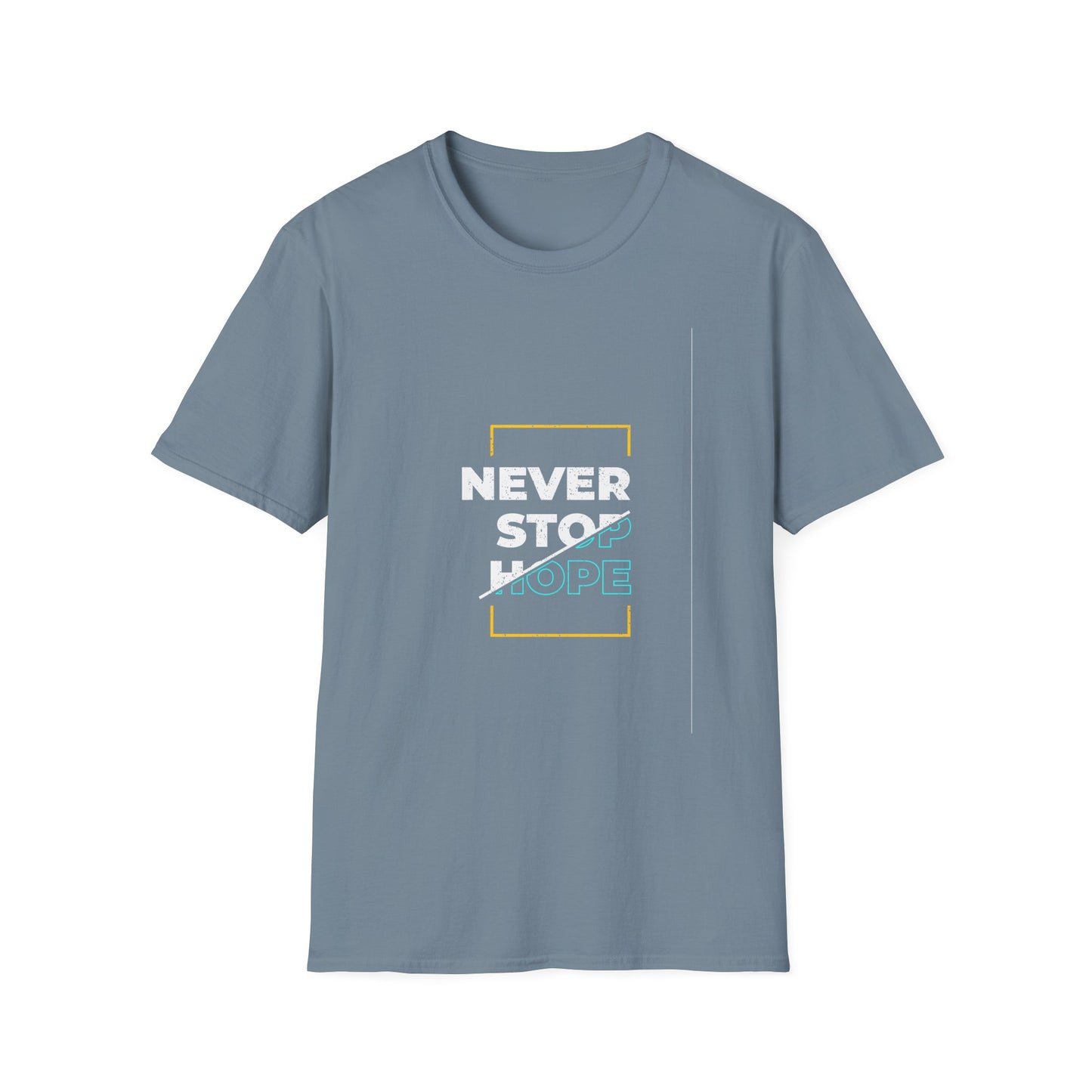 Never Stop Hope Unisex Softstyle T-Shirt