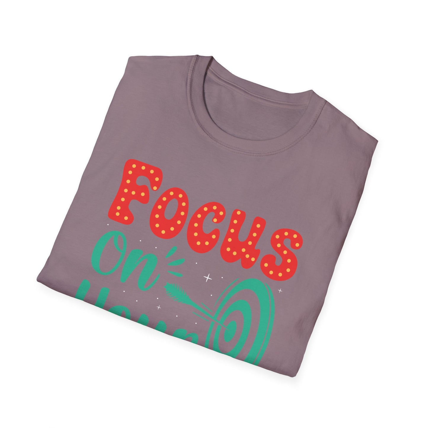 Focus On Your Goals  Unisex Softstyle T-Shirt