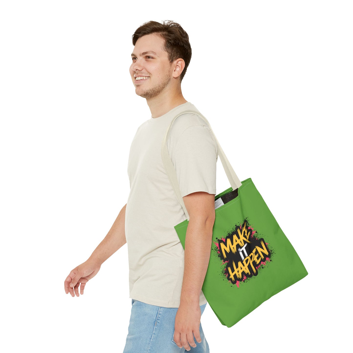 Make It Happen Tote Bag (AOP)