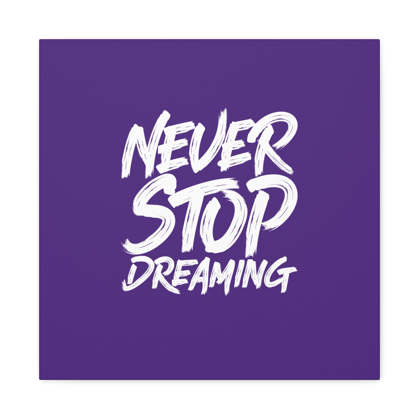 Never Stop Dreaming Matte Canvas, Stretched, 1.25"