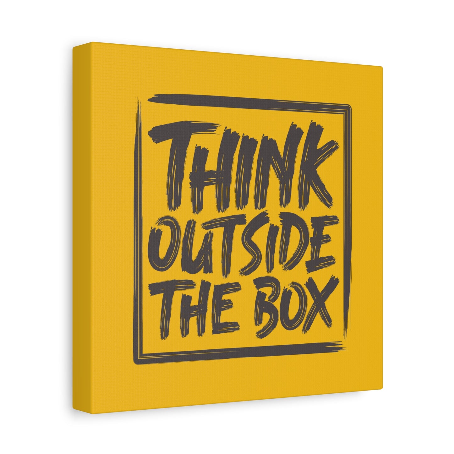 Think Outsidethe Box Matte Canvas, Stretched, 1.25"