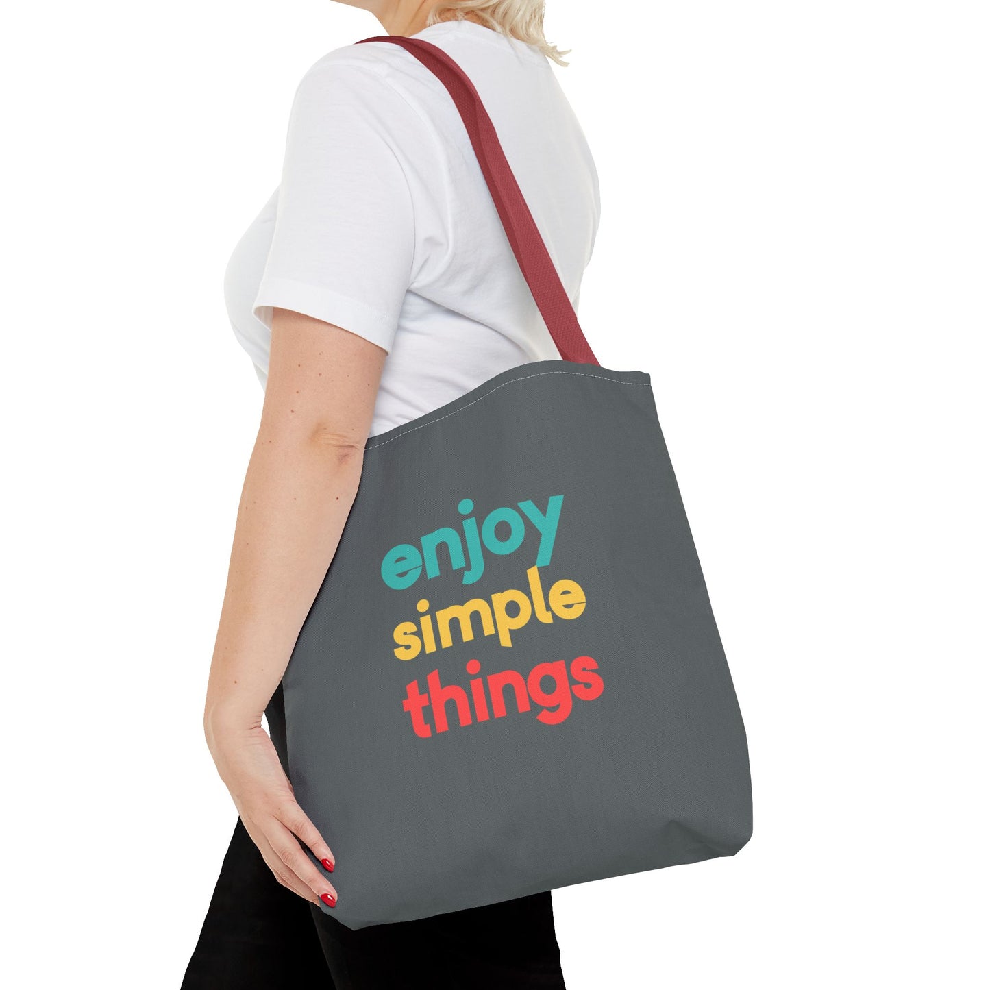 Enjoy Simple Things Tote Bag (AOP)
