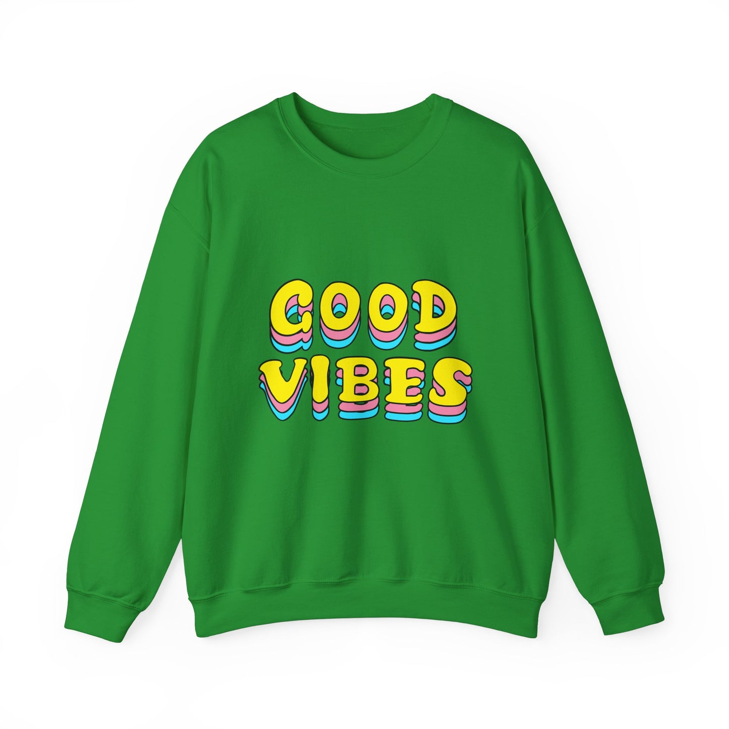 Good Vibes Unisex Heavy Blend™ Crewneck Sweatshirt