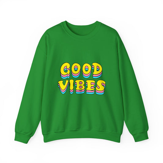 Good Vibes Unisex Heavy Blend™ Crewneck Sweatshirt