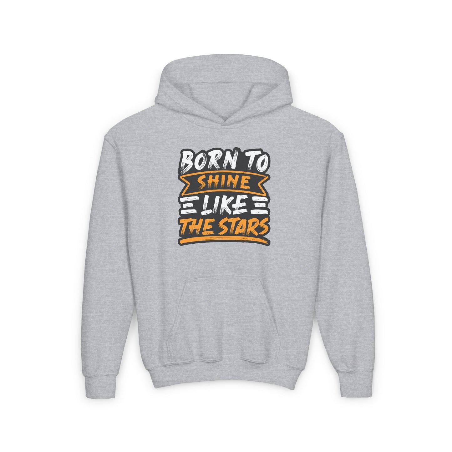 Born To Shine Like The Stars Youth Heavy Blend Hooded Sweatshirt
