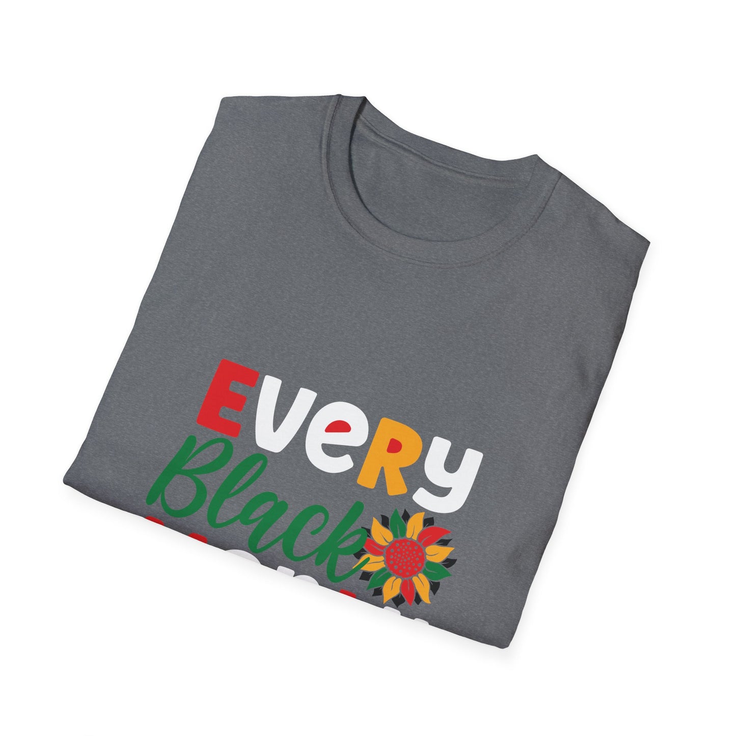 Every Black Month Unisex Softstyle T-Shirt