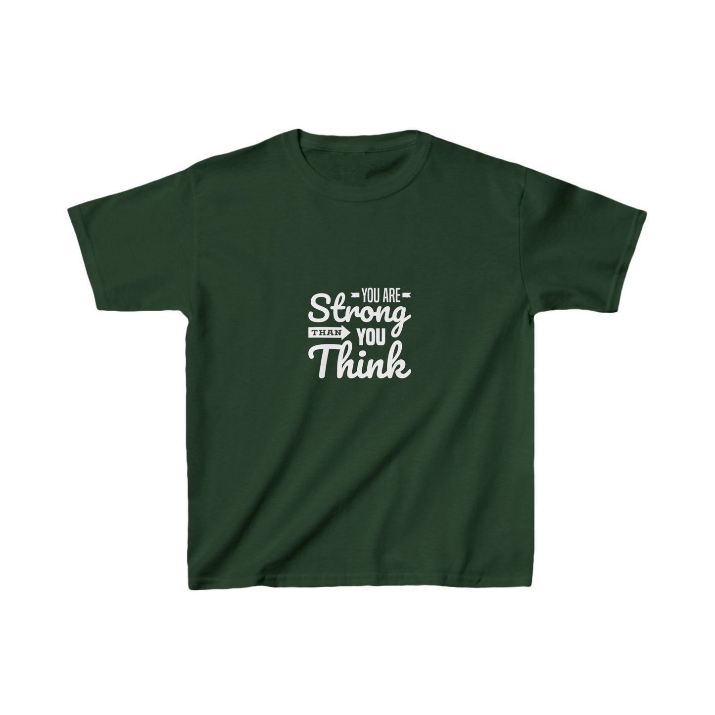 You Are Strong Than You Think Kids Heavy Cotton™ Tee