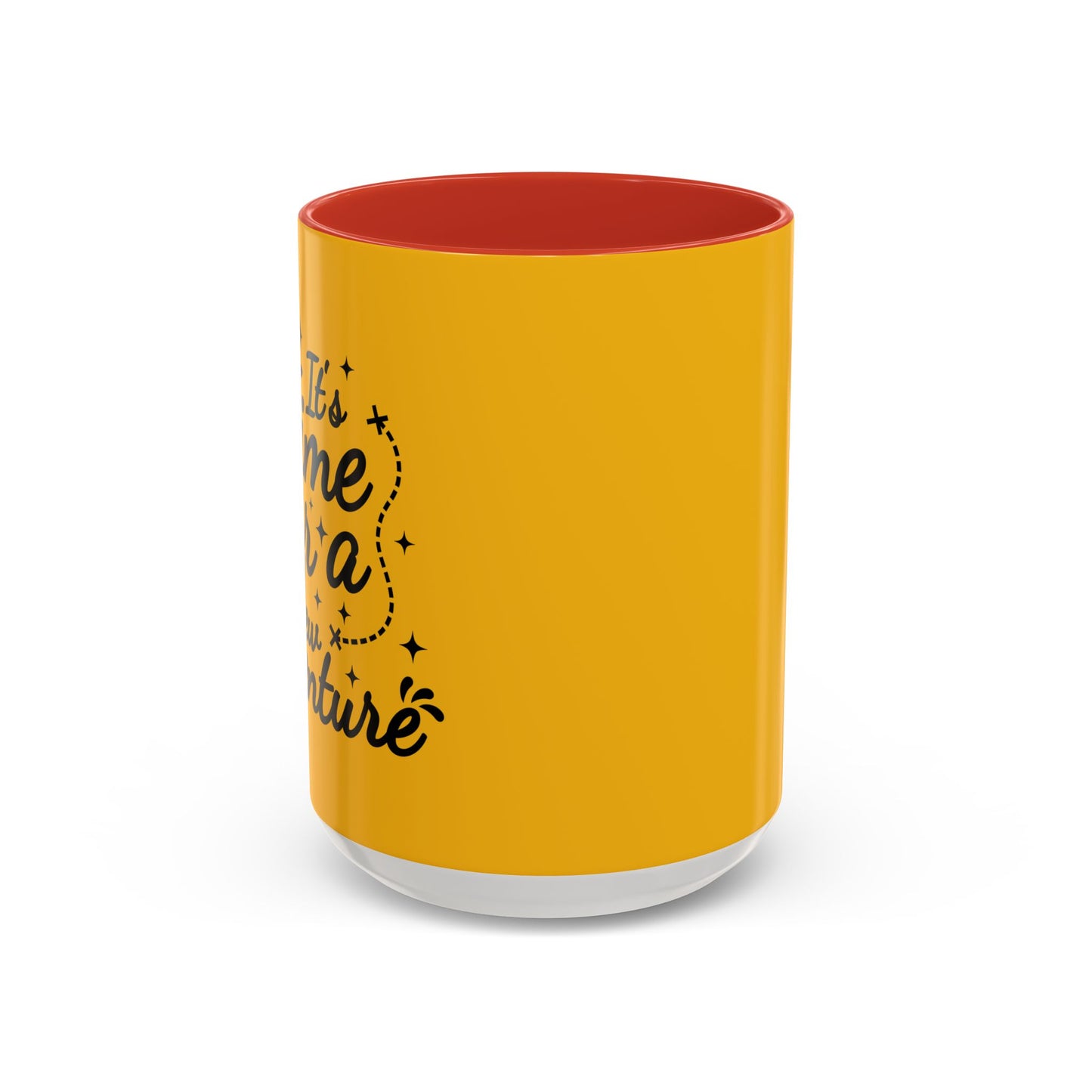 It's Time For A New Adventure Accent Coffee Mug (11, 15oz)