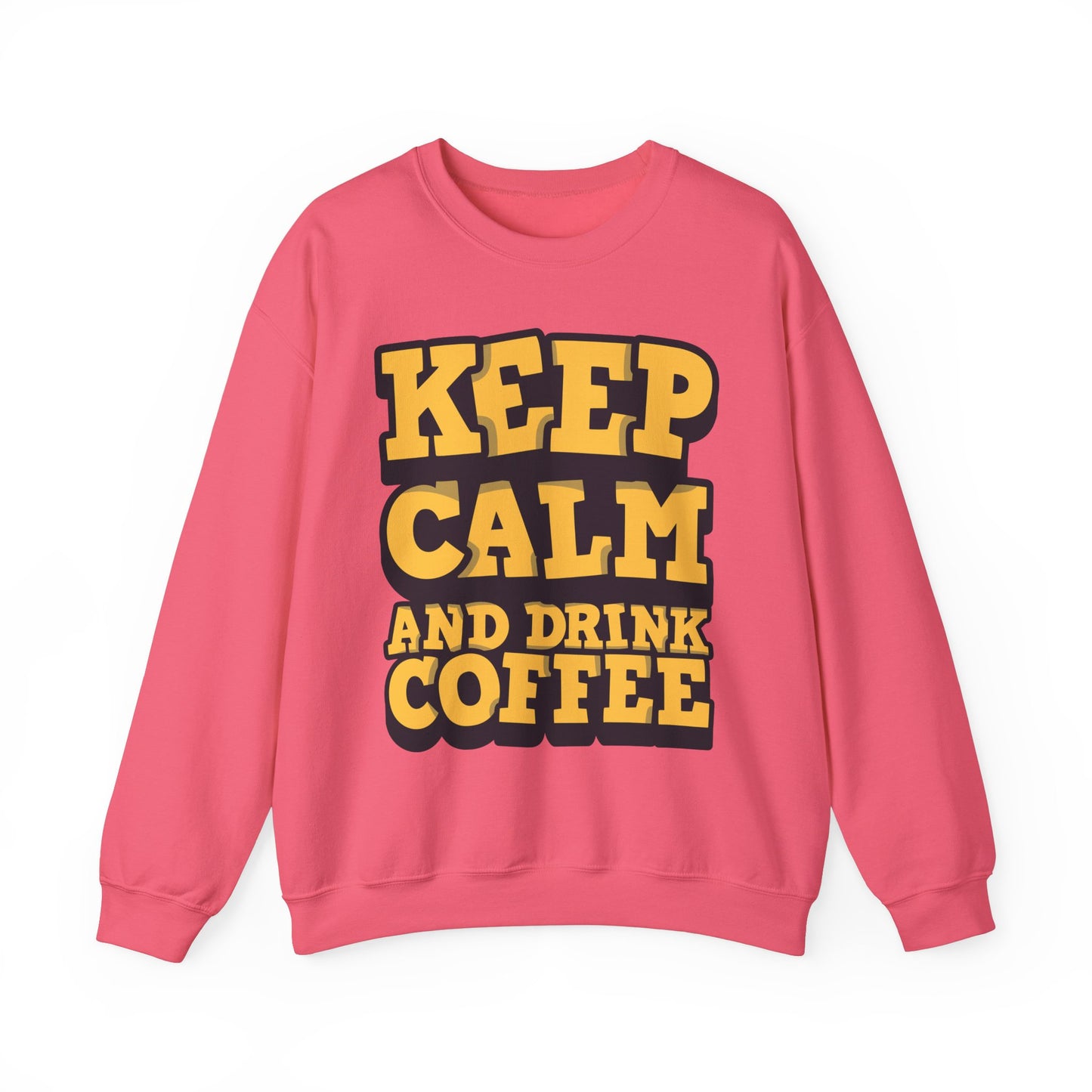 Keep Calm And Drink Coffee Unisex Heavy Blend™ Crewneck Sweatshirt