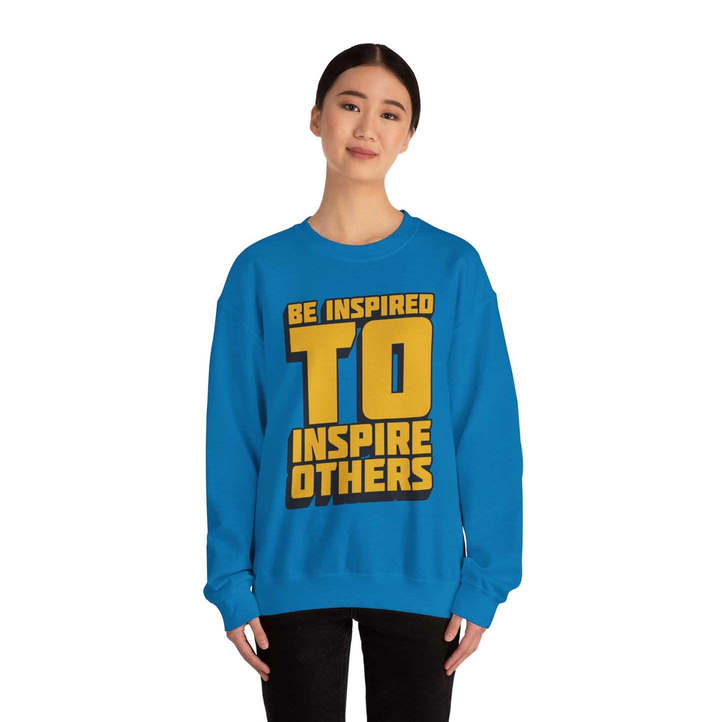 Be Inspired To Inspire Others Unisex Heavy Blend™ Crewneck Sweatshirt