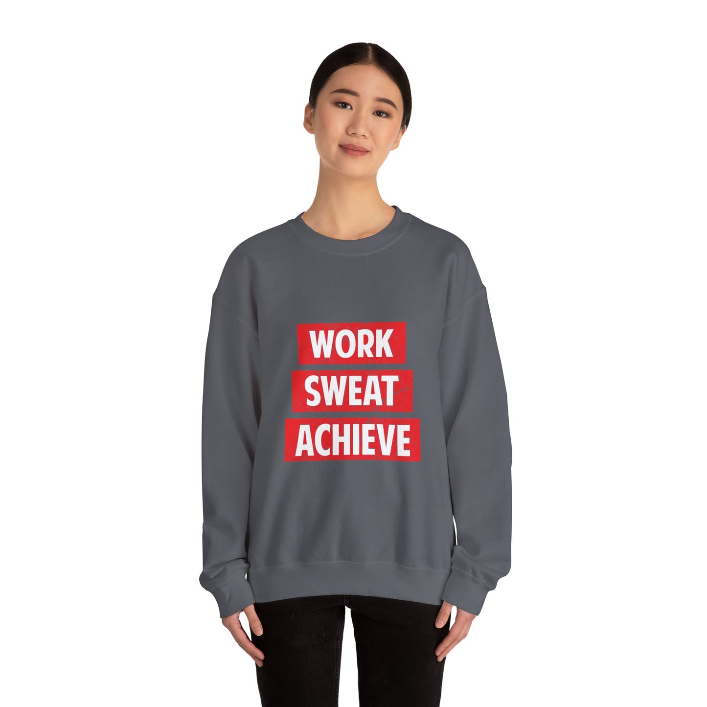 Work Sweat Achieve Unisex Heavy Blend™ Crewneck Sweatshirt