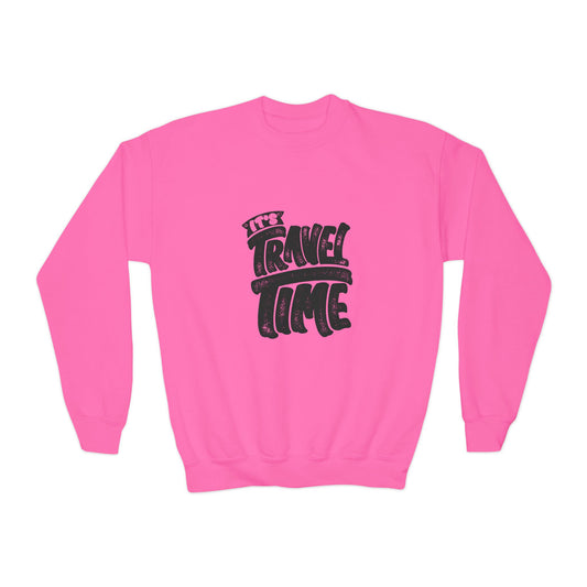 It's Travel Time Youth Crewneck Sweatshirt