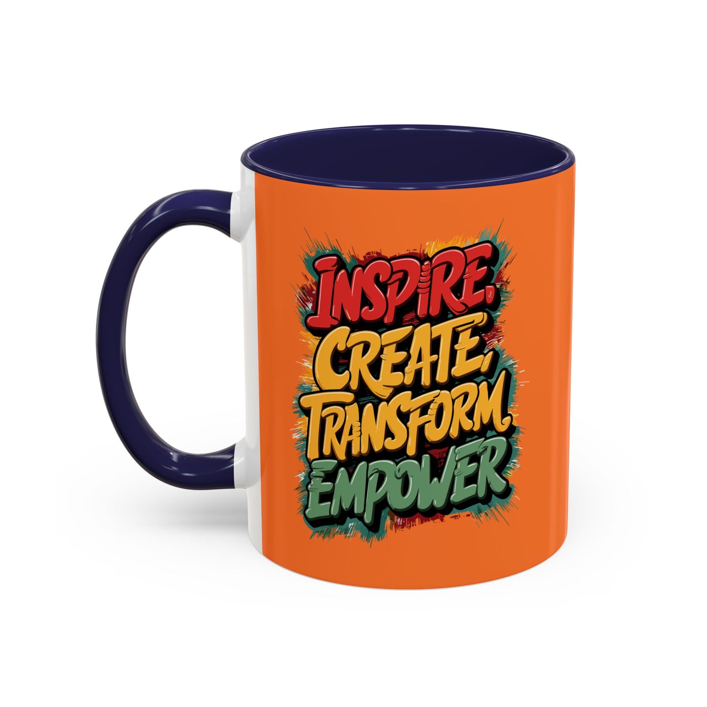 Inspire Create Transform Empower Accent Coffee Mug (11, 15oz)