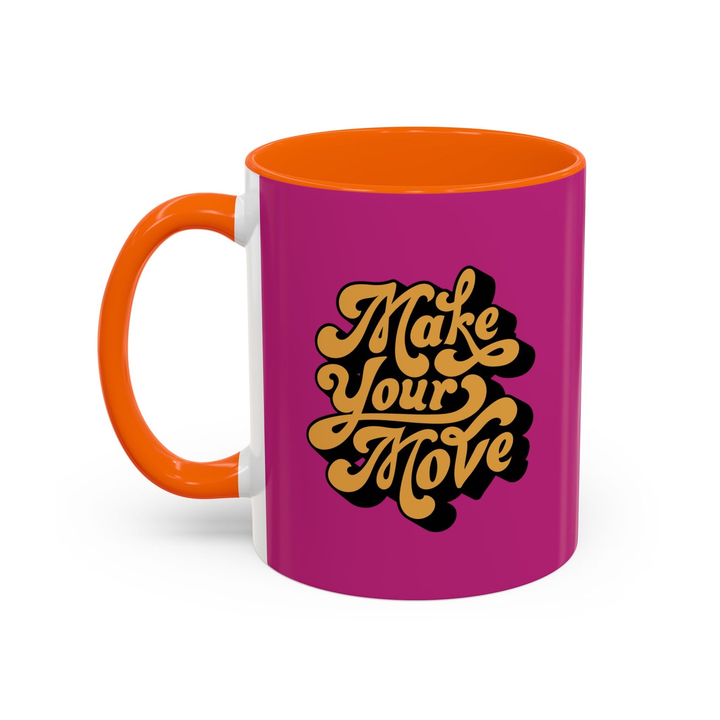 Make Your Move Accent Coffee Mug (11, 15oz)