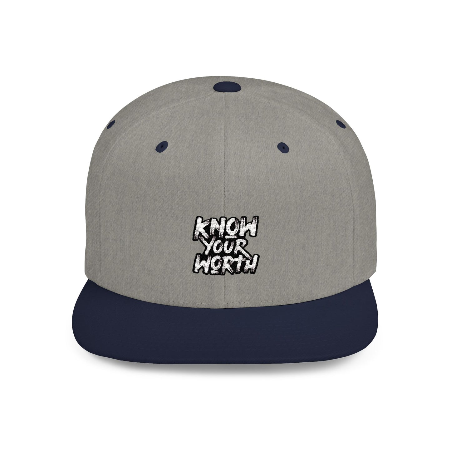 Know Your Worth Flat Bill Snapback