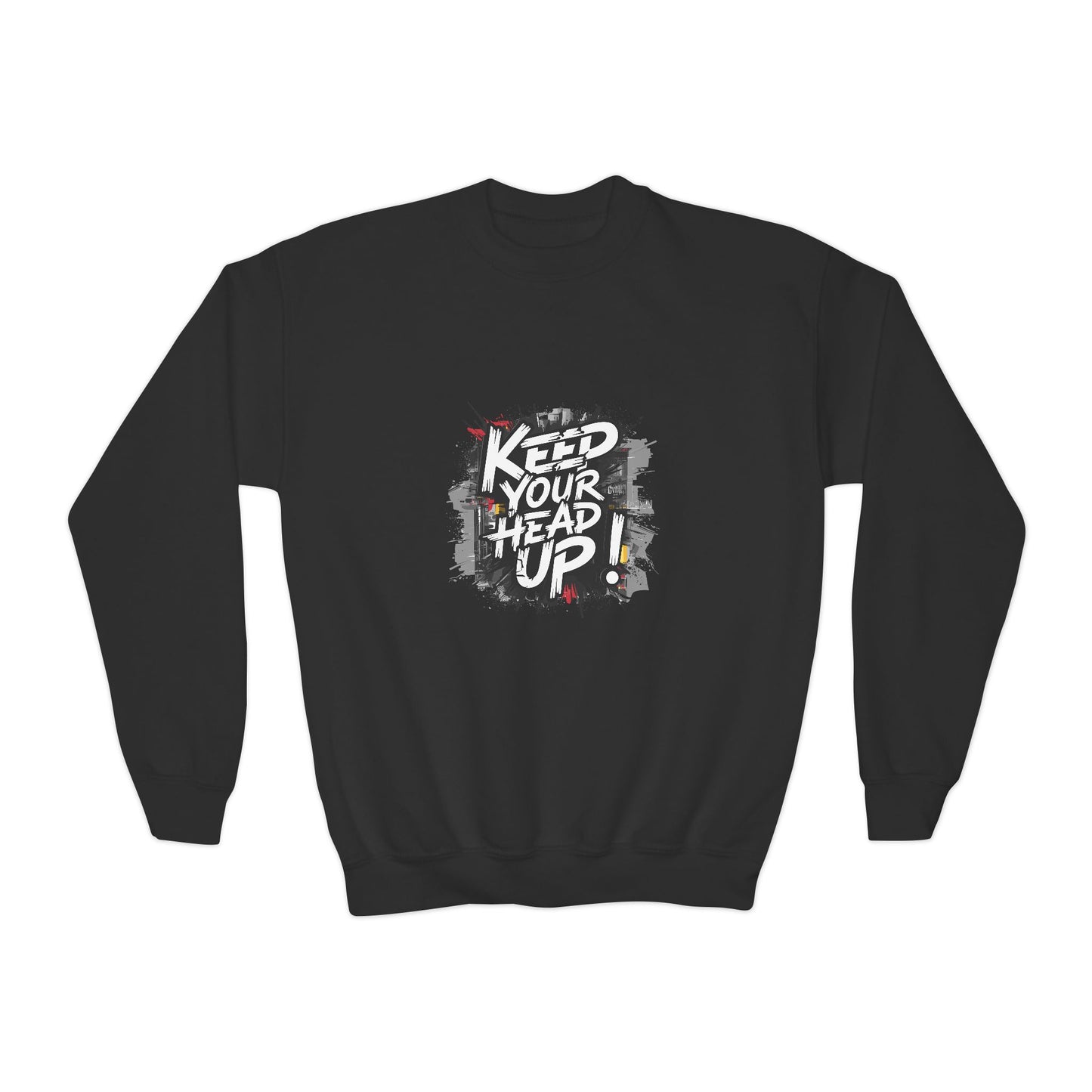 Keep Your Head Up! Youth Crewneck Sweatshirt
