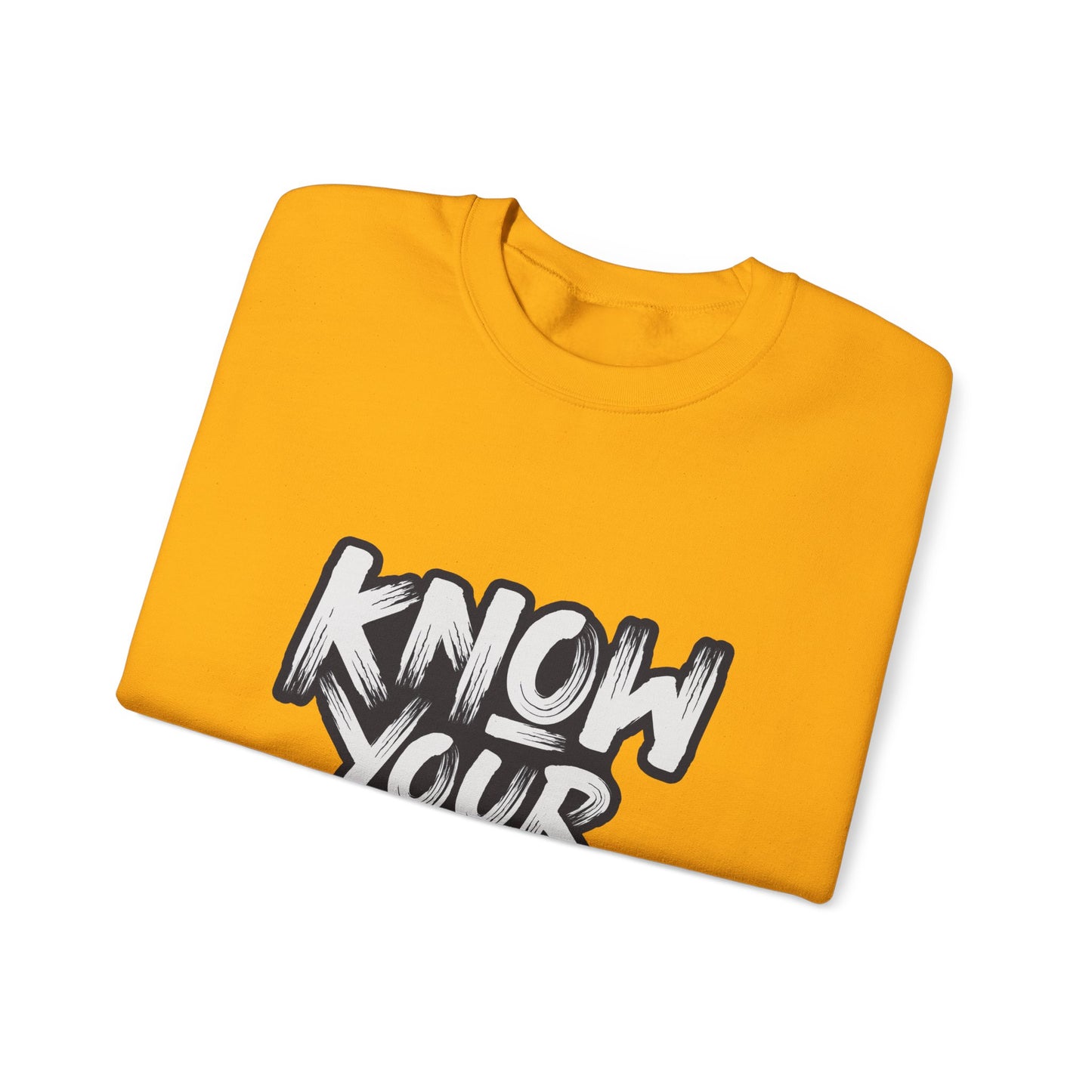 Know Your Worth Unisex Heavy Blend™ Crewneck Sweatshirt