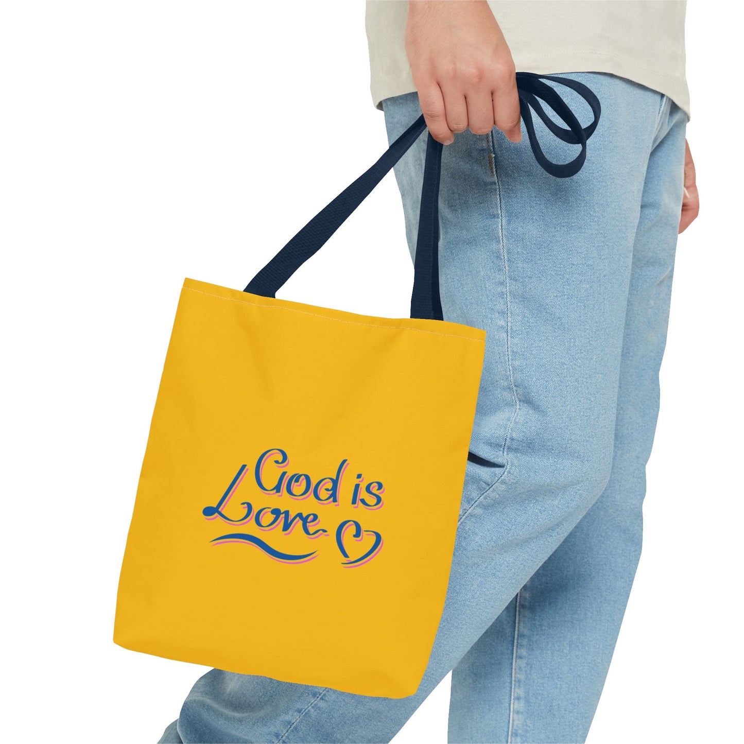 God Is Love Tote Bag (AOP)