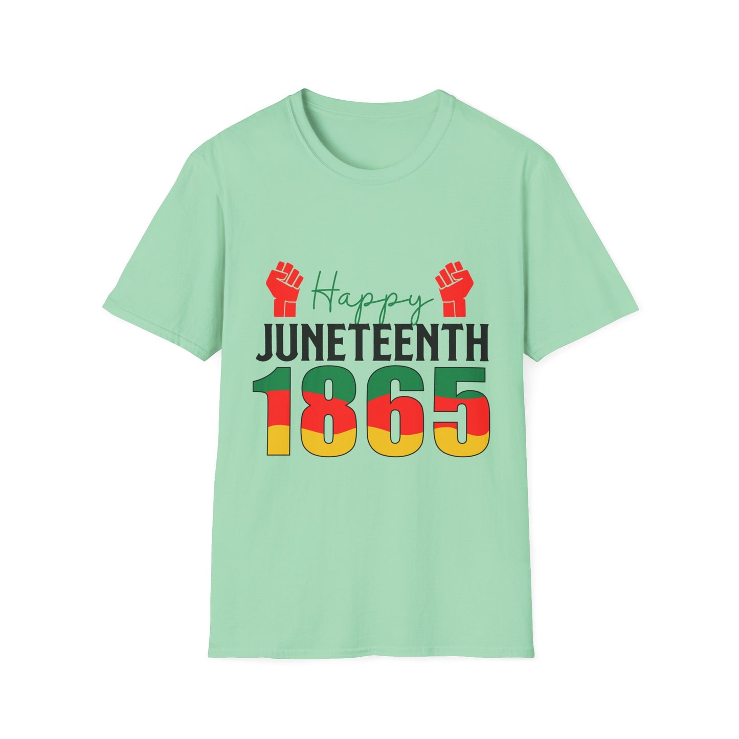Happy Juneteenth 1865 Unisex Softstyle T-Shirt