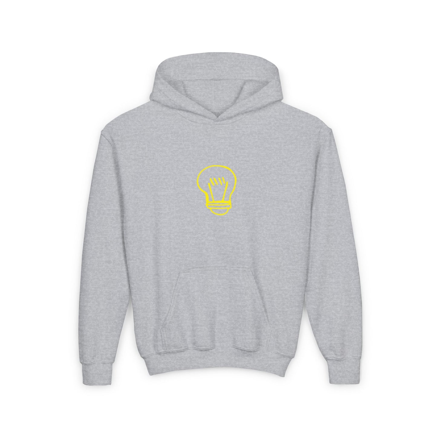 Drawing Light Bulb Youth Heavy Blend Hooded Sweatshirt